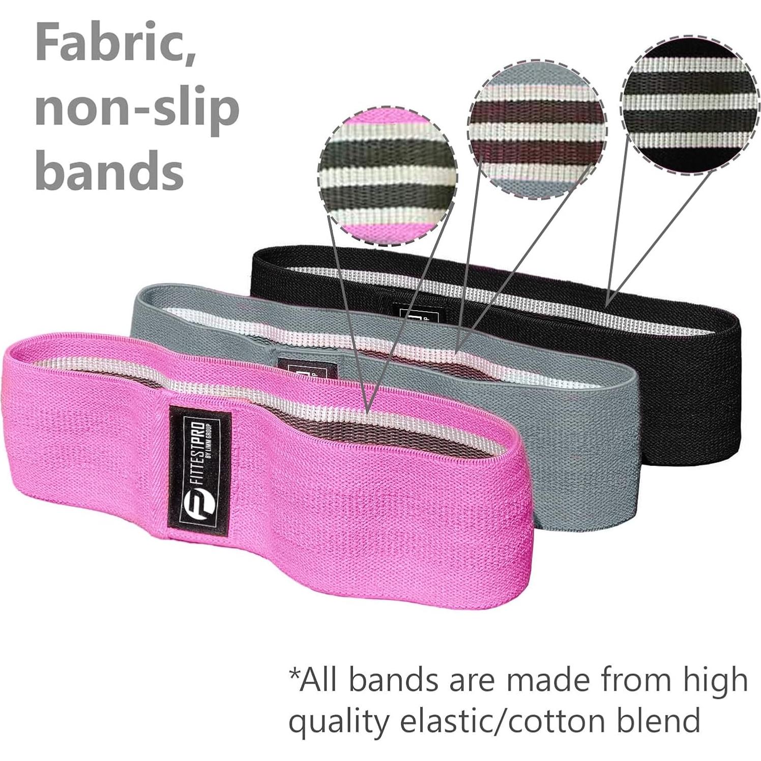 Bandas de Resistencia Limm para Glúteos y Piernas - Rosa