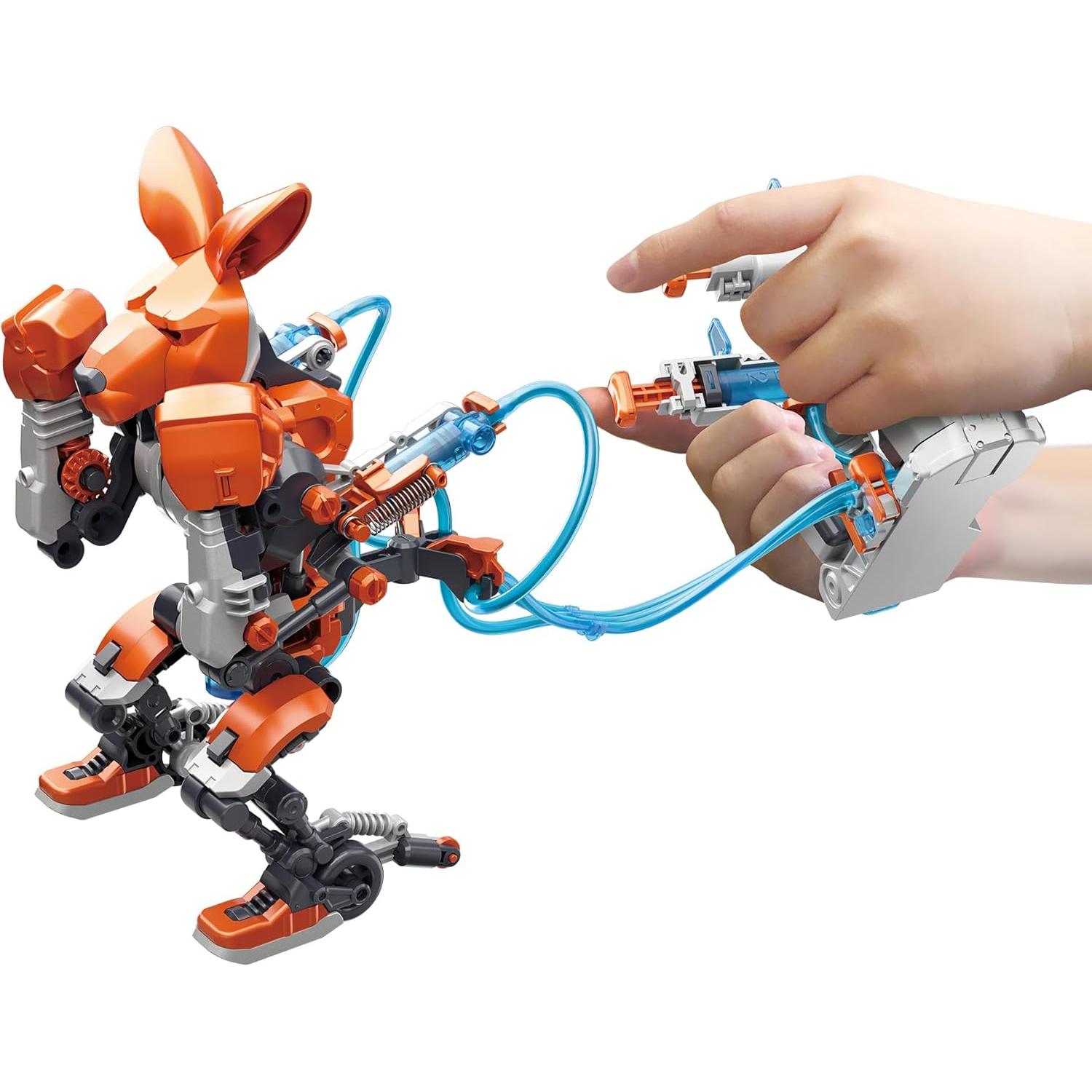 Thames & Kosmos Hydraulic Boxing Bots STEM Experiment Kit | Build Two Hydraulic-Powered Boxing Robots! | Explore Hydraulic, Water-Powered Systems | Challenge a Friend to a Robot Duel!