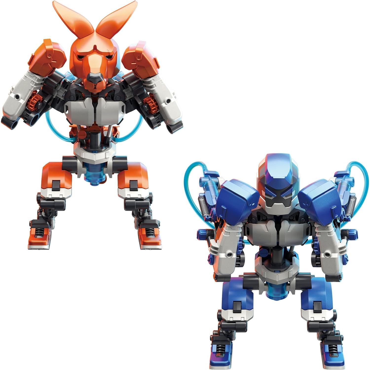 Thames & Kosmos Hydraulic Boxing Bots STEM Experiment Kit | Build Two Hydraulic-Powered Boxing Robots! | Explore Hydraulic, Water-Powered Systems | Challenge a Friend to a Robot Duel!