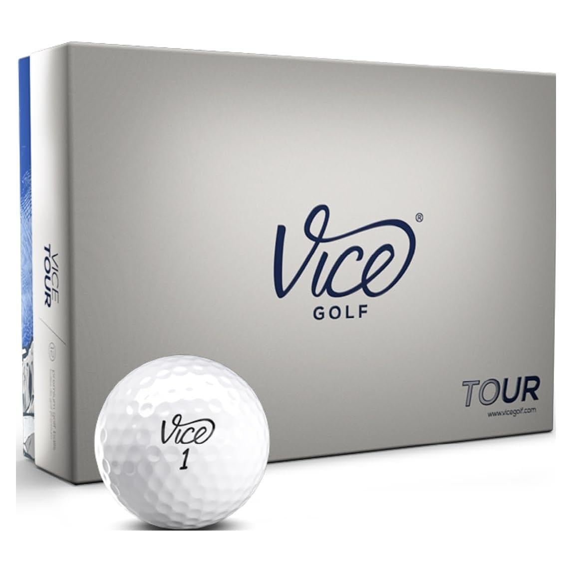 Pelotas de Golf Vice Golf Vice Tour 12 Piezas Blanco