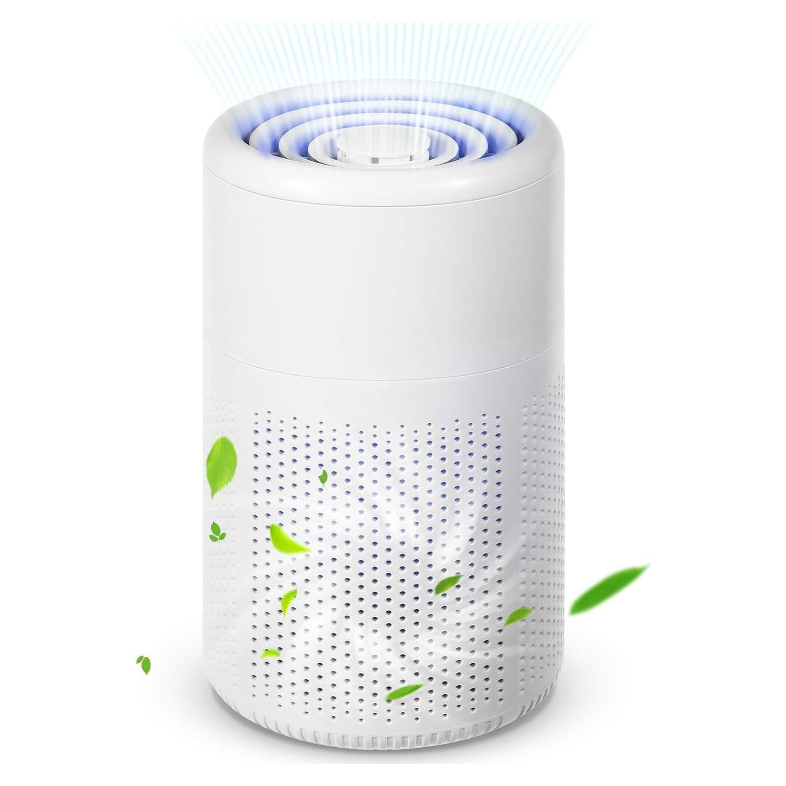 Purificador de Aire H13 Hepa Portátil 20dB para Mascotas