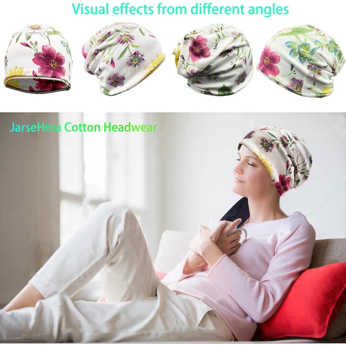 Gorro Slouchy JarseHera Algodón para Mujeres Quimioterapia