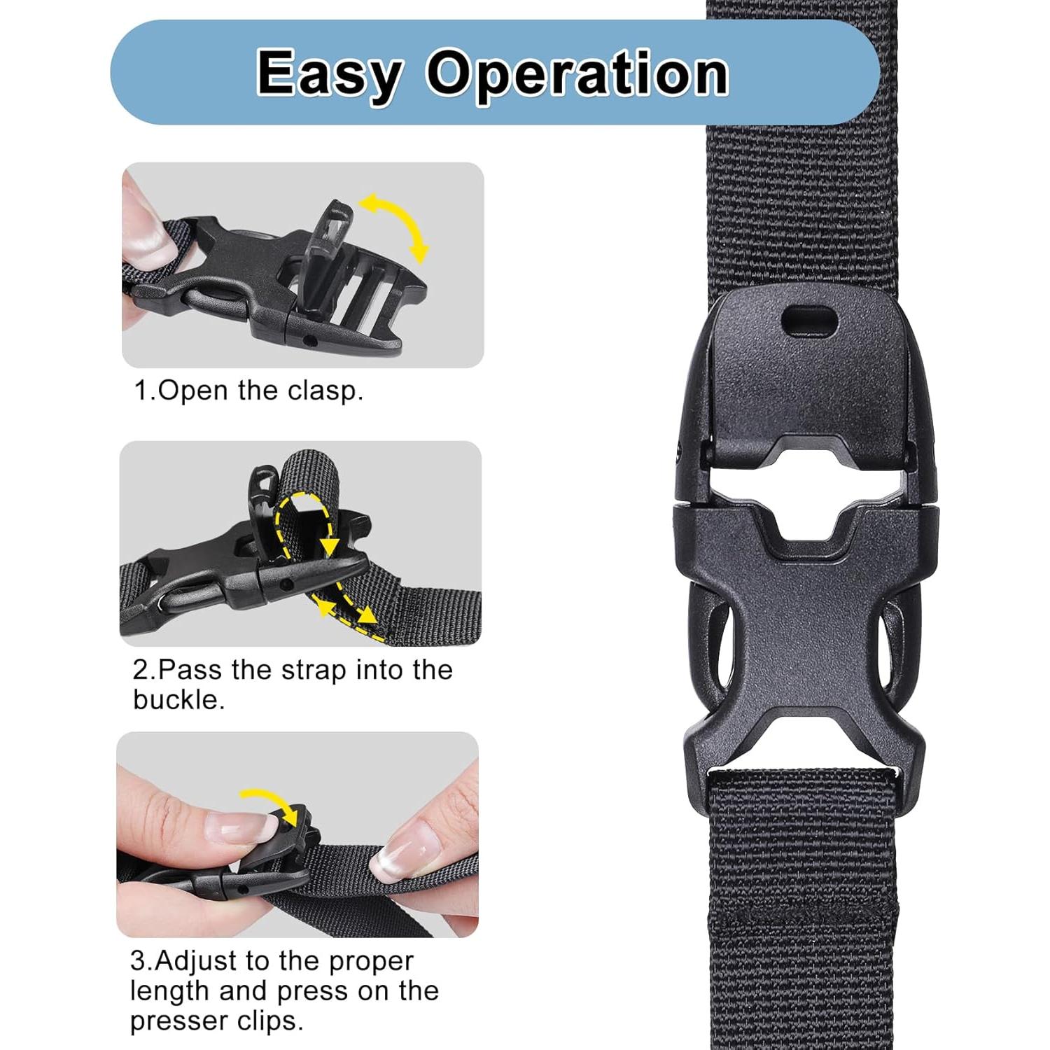 Correas Utilitarias Vigorport 1.9 cm x 30.5 cm Ajustables 4 Pzas