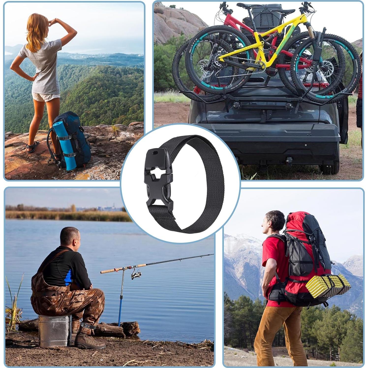 Correas Utilitarias Vigorport 1.9 cm x 30.5 cm Ajustables 4 Pzas