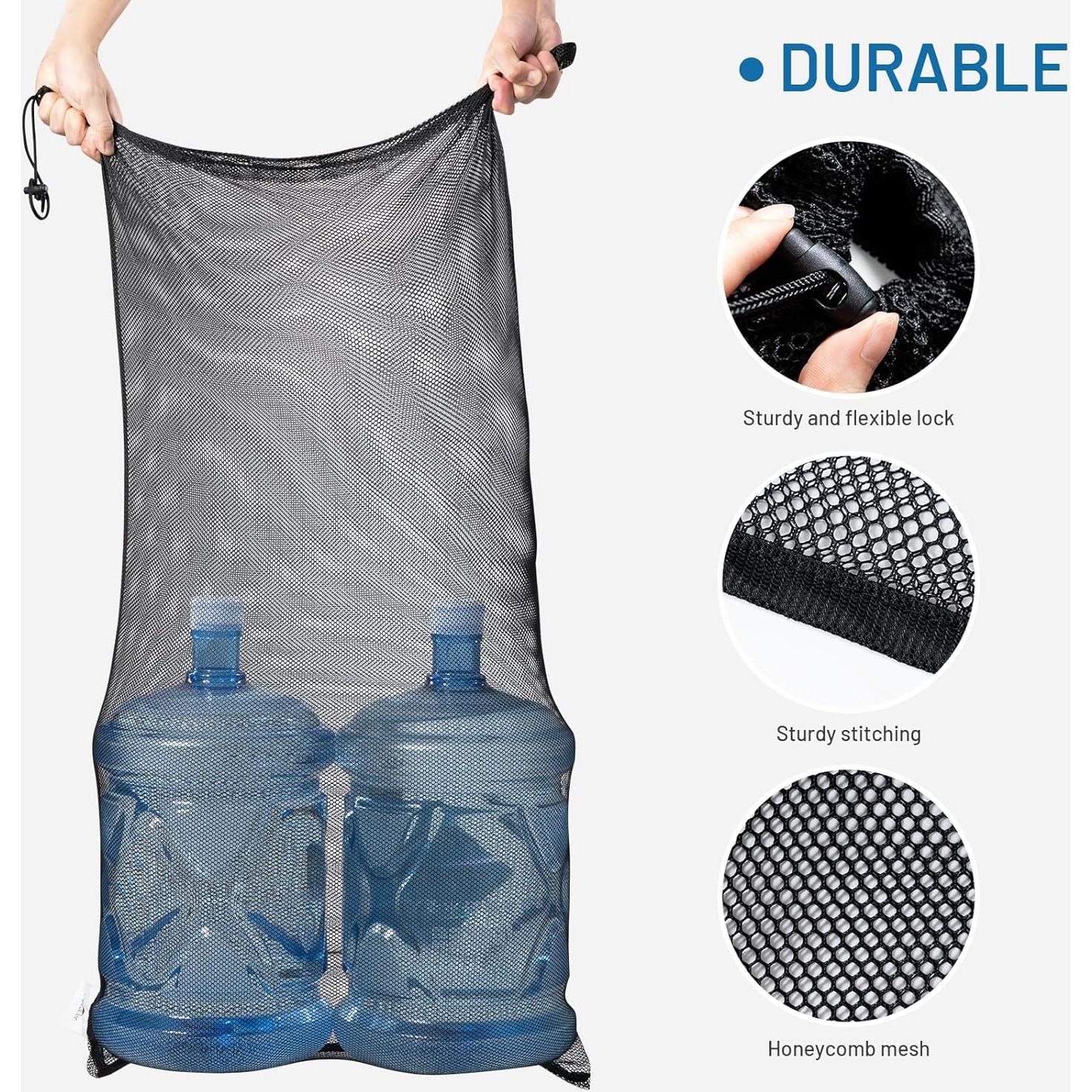 Bolsa de Malla para Pelotas OrgaWise 70x90cm Negra