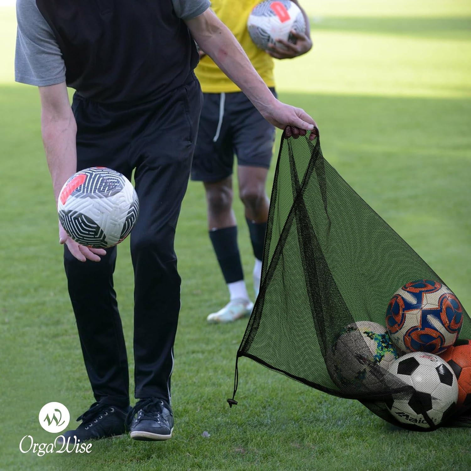 Bolsa de Malla para Pelotas OrgaWise 70x90cm Negra