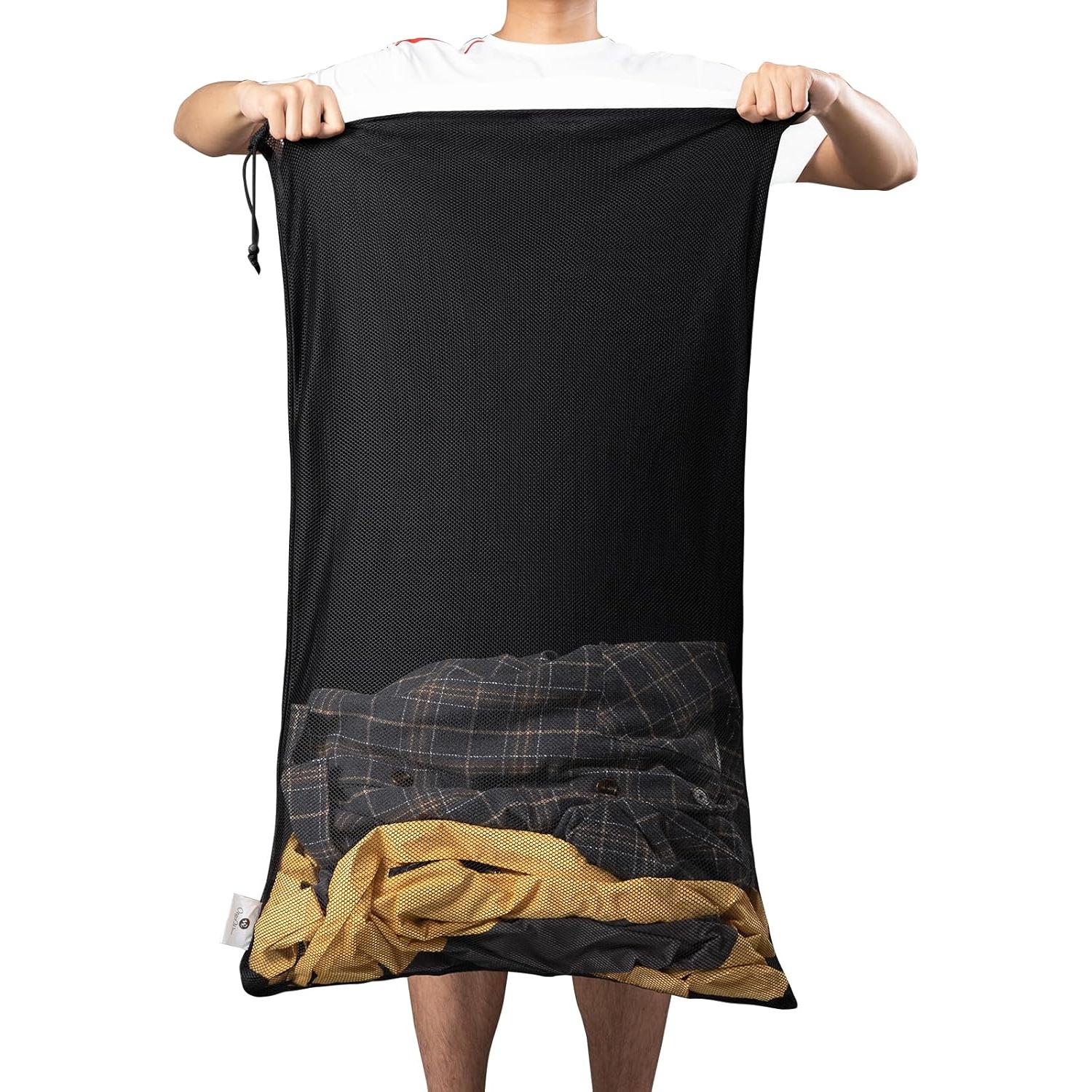 Bolsa de Malla para Pelotas OrgaWise 70x90cm Negra