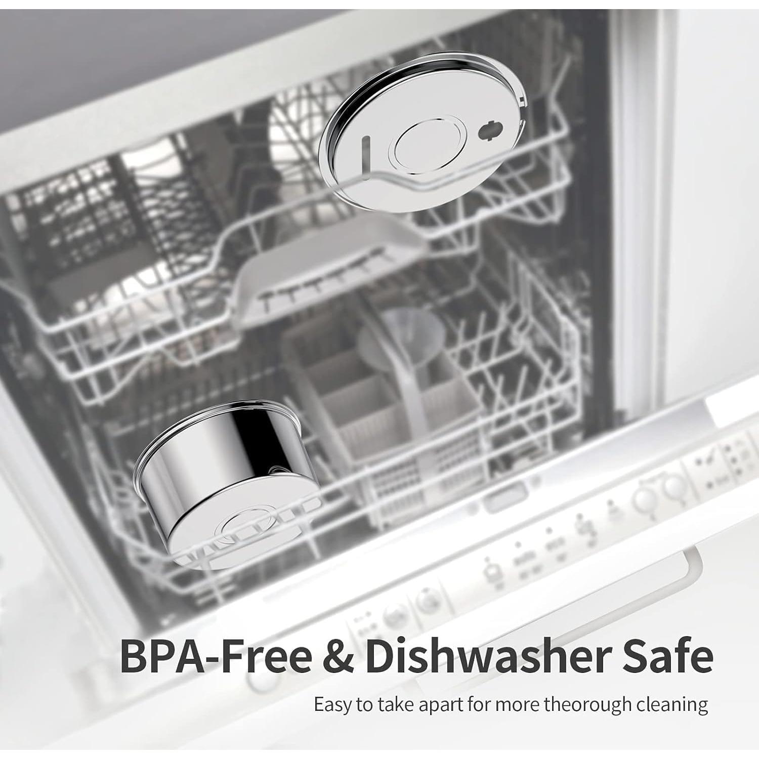 Fuente de Agua para Gatos Tomxcute 3.2L Acero Inoxidable + 8 Filtros