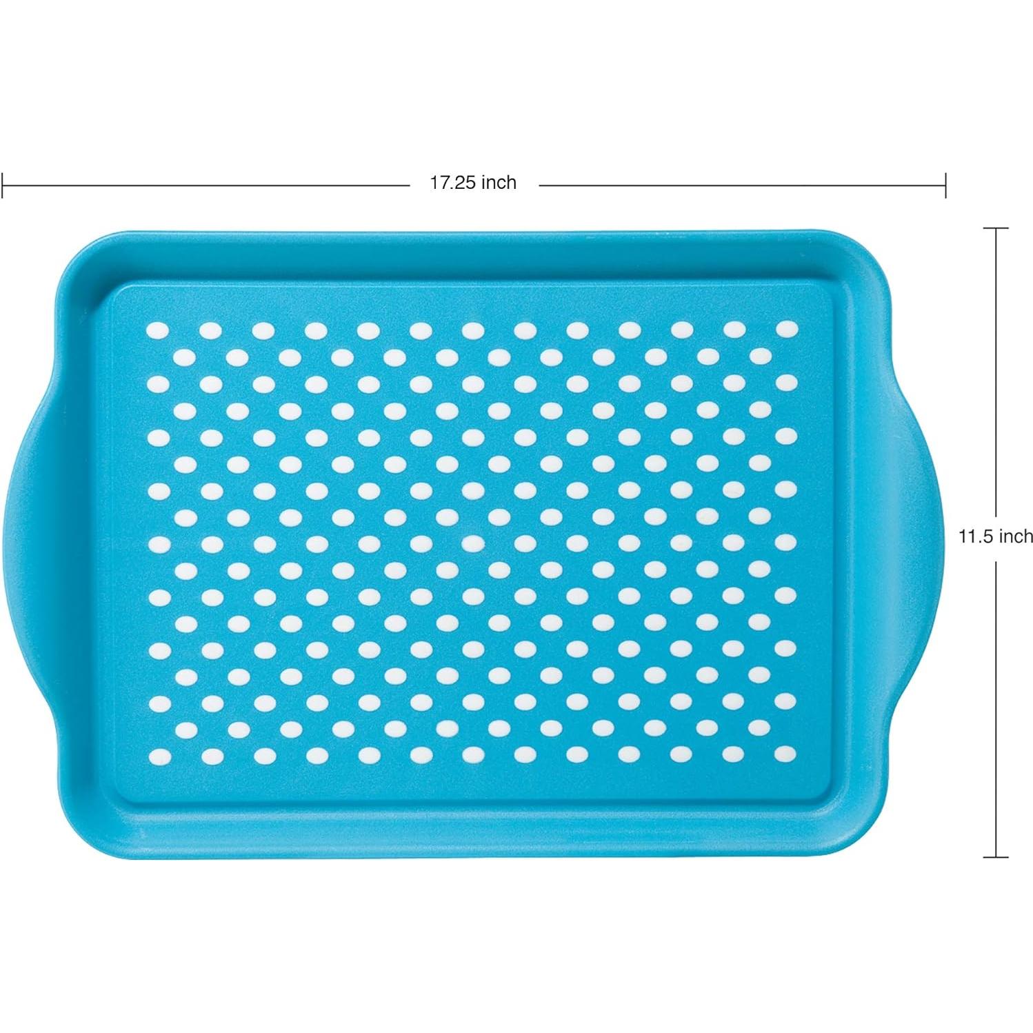 Bandeja de Servicio Antideslizante OGGI Aqua 44x29 cm