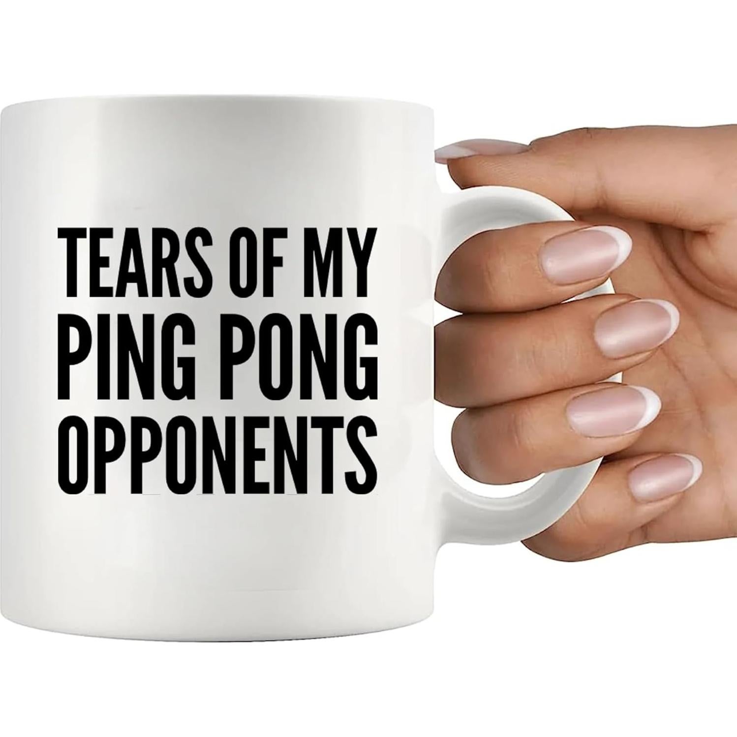 Taza de Cerámica Ping Pong Panvola 326ml Divertida
