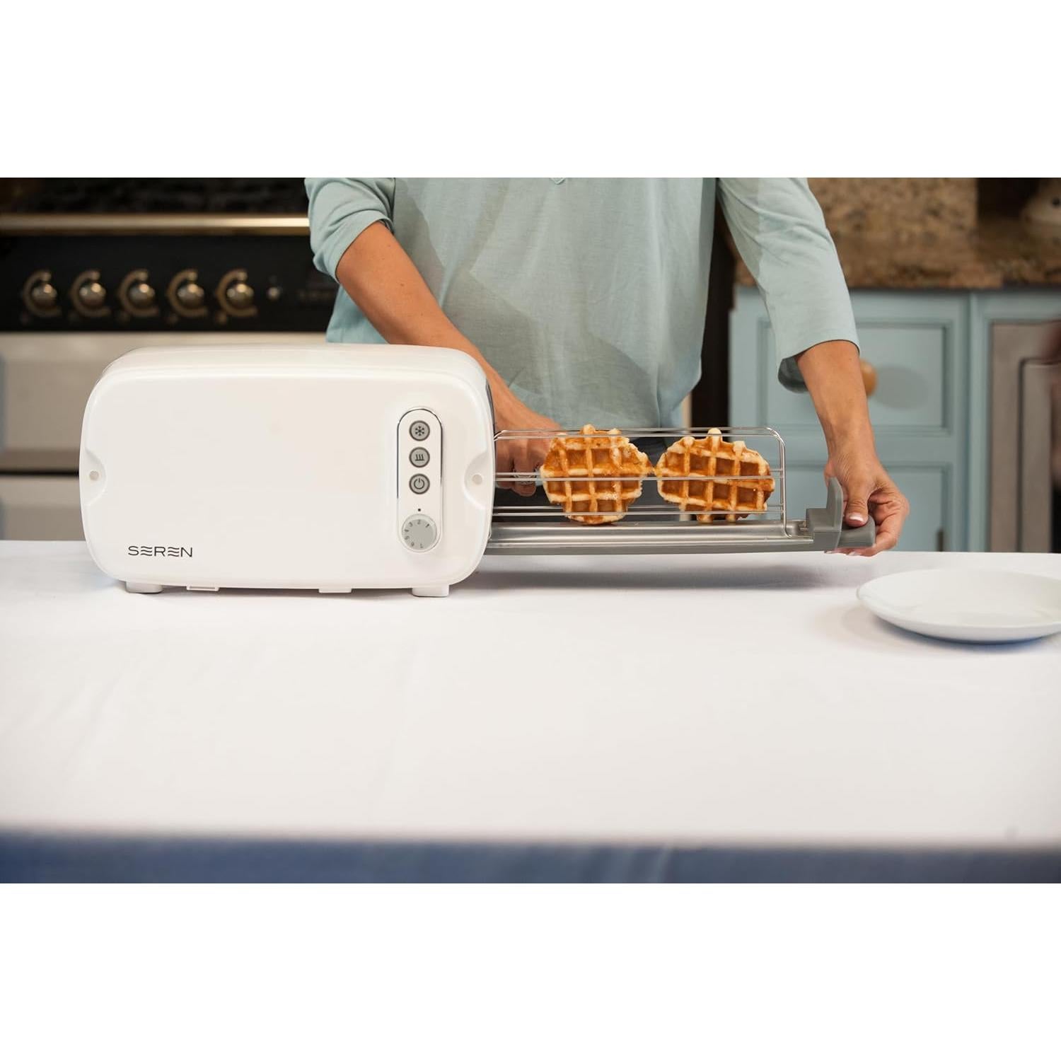 Tostadora BergHOFF Seren Carga Lateral 850W Blanca