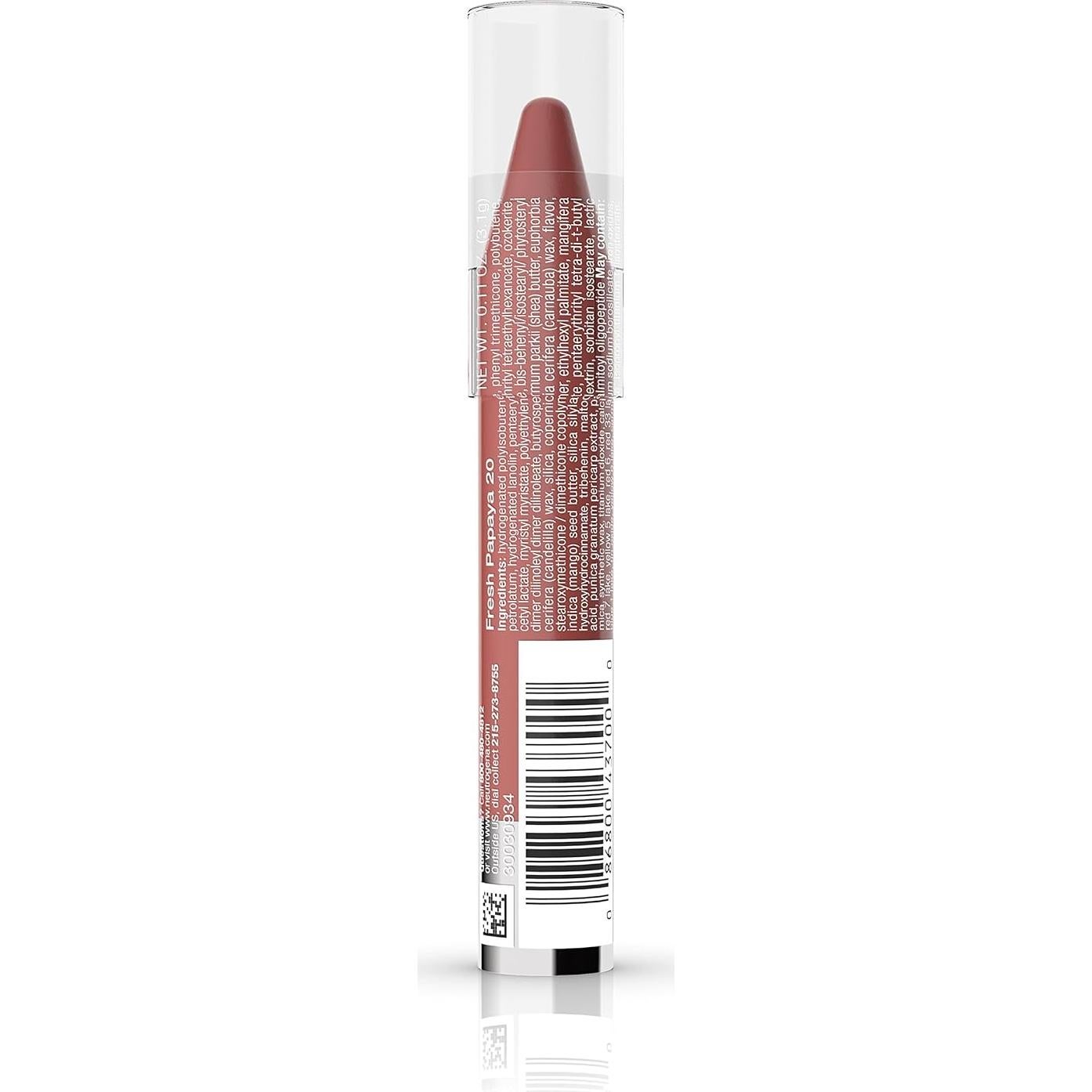 Lápiz Labial Hidratante Neutrogena MoistureSmooth 0.311g Papaya