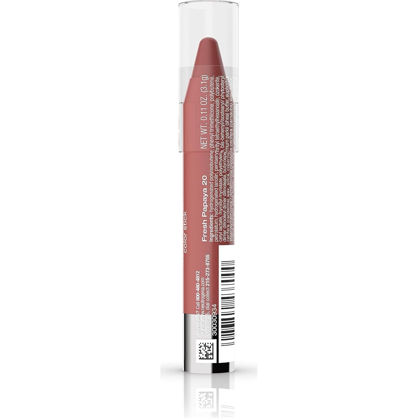 Lápiz Labial Hidratante Neutrogena MoistureSmooth 0.311g Papaya