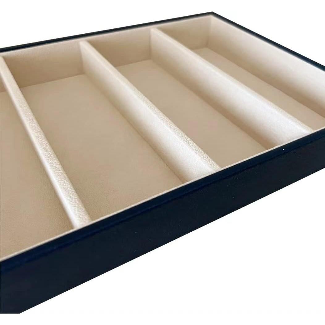 Organizador de bandeja para gafas Svea Display beige 28.1x20.1cm