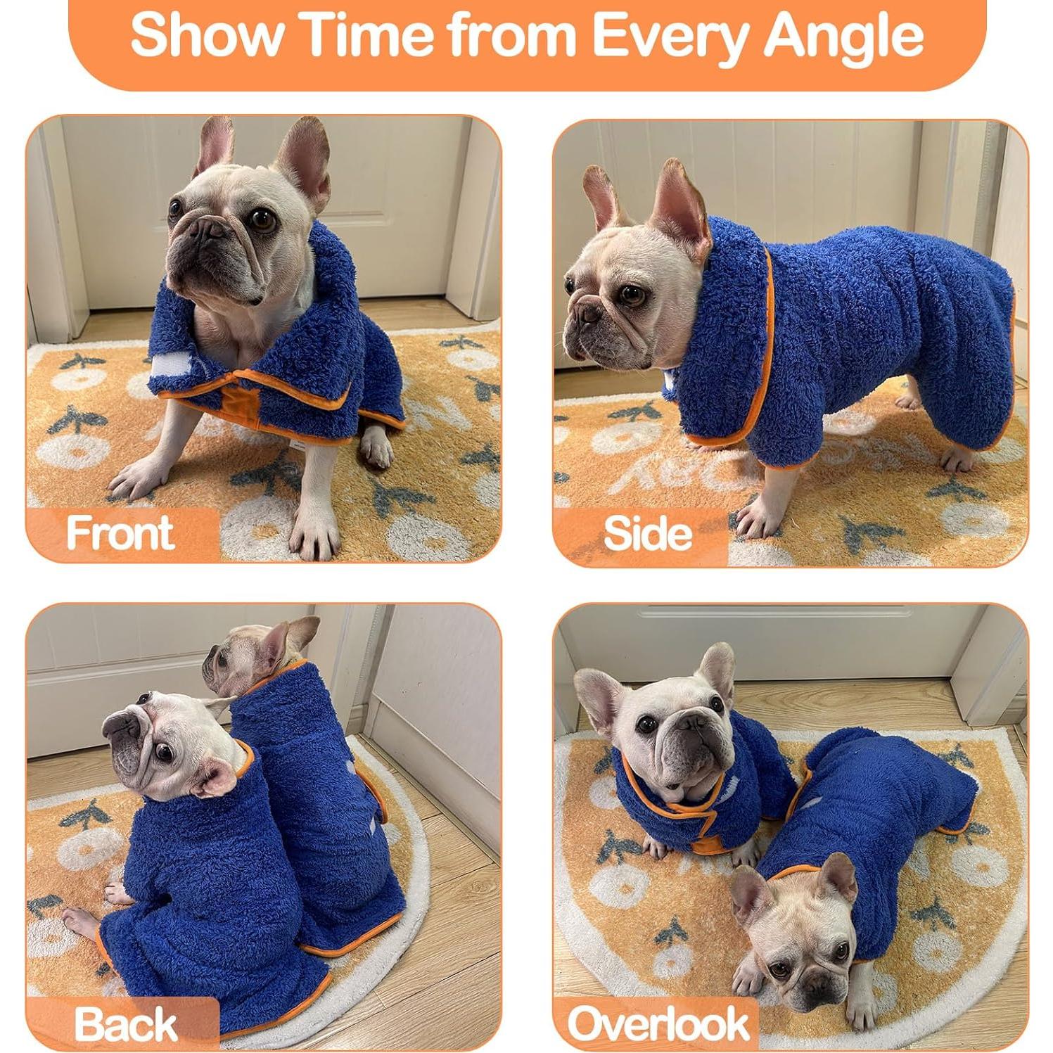 Baño para Perros Bienbee XL Azul Oscuro, Secado Rápido