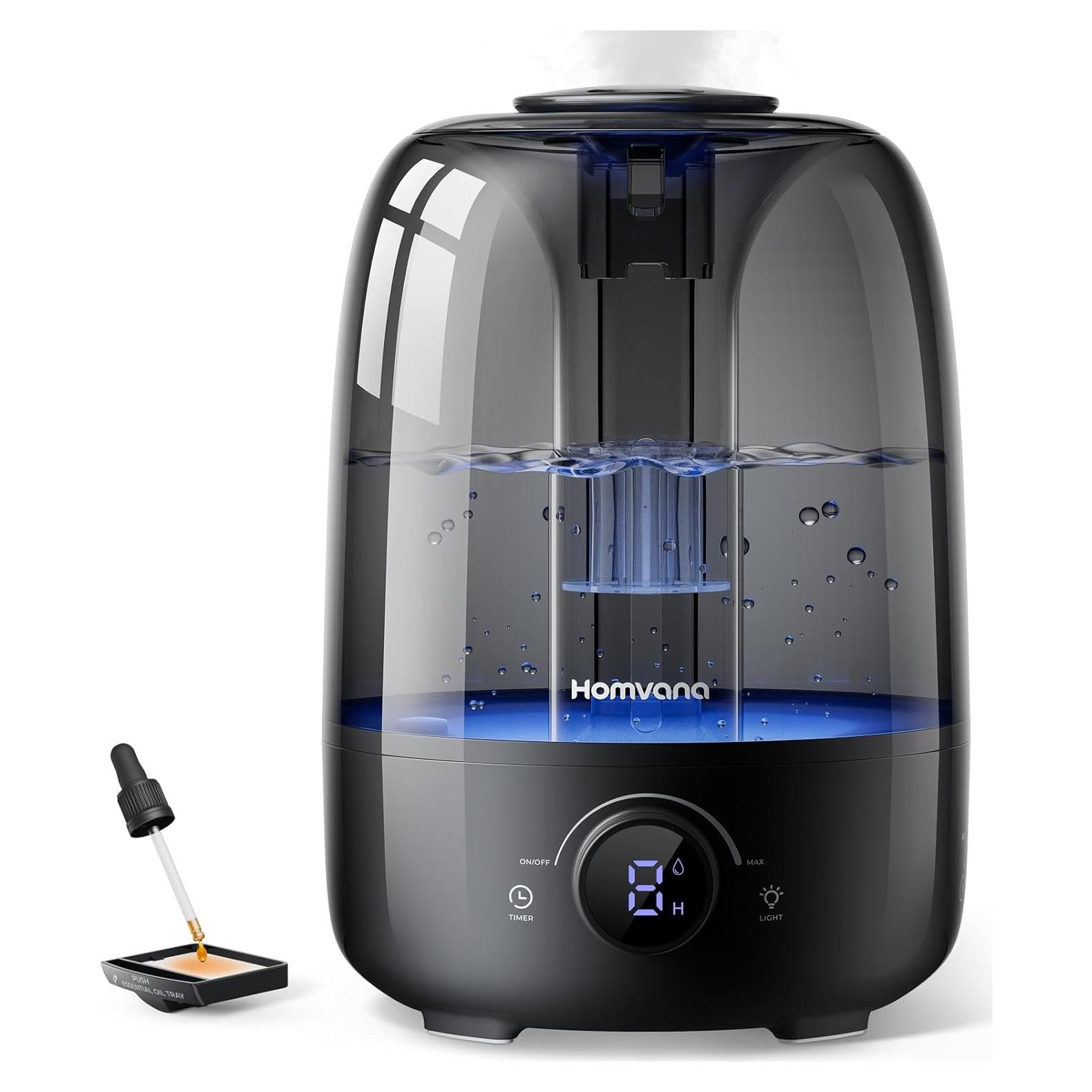 Humidificador Homvana 4L Difusor de Aroma para Dormitorio
