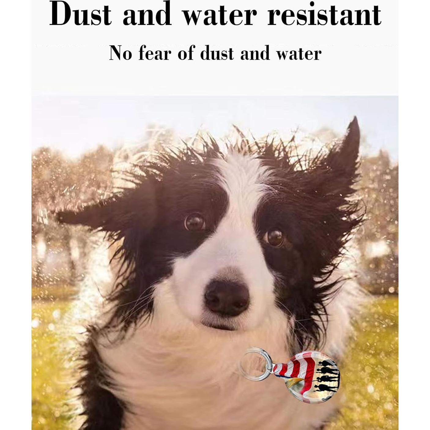 Funda Protectora para Air Tag LZMtacase - Águila Americana