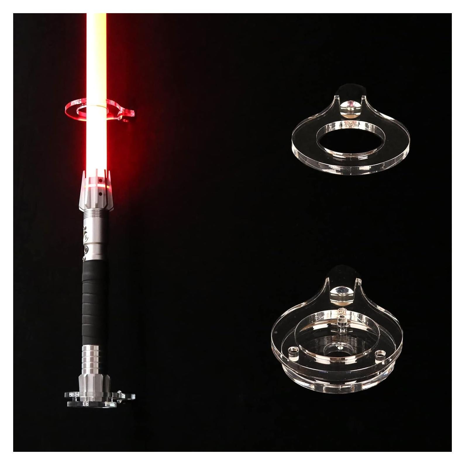 Soporte de Sable de Luz WANLIAN Acrílico Transparente Montado en Pared