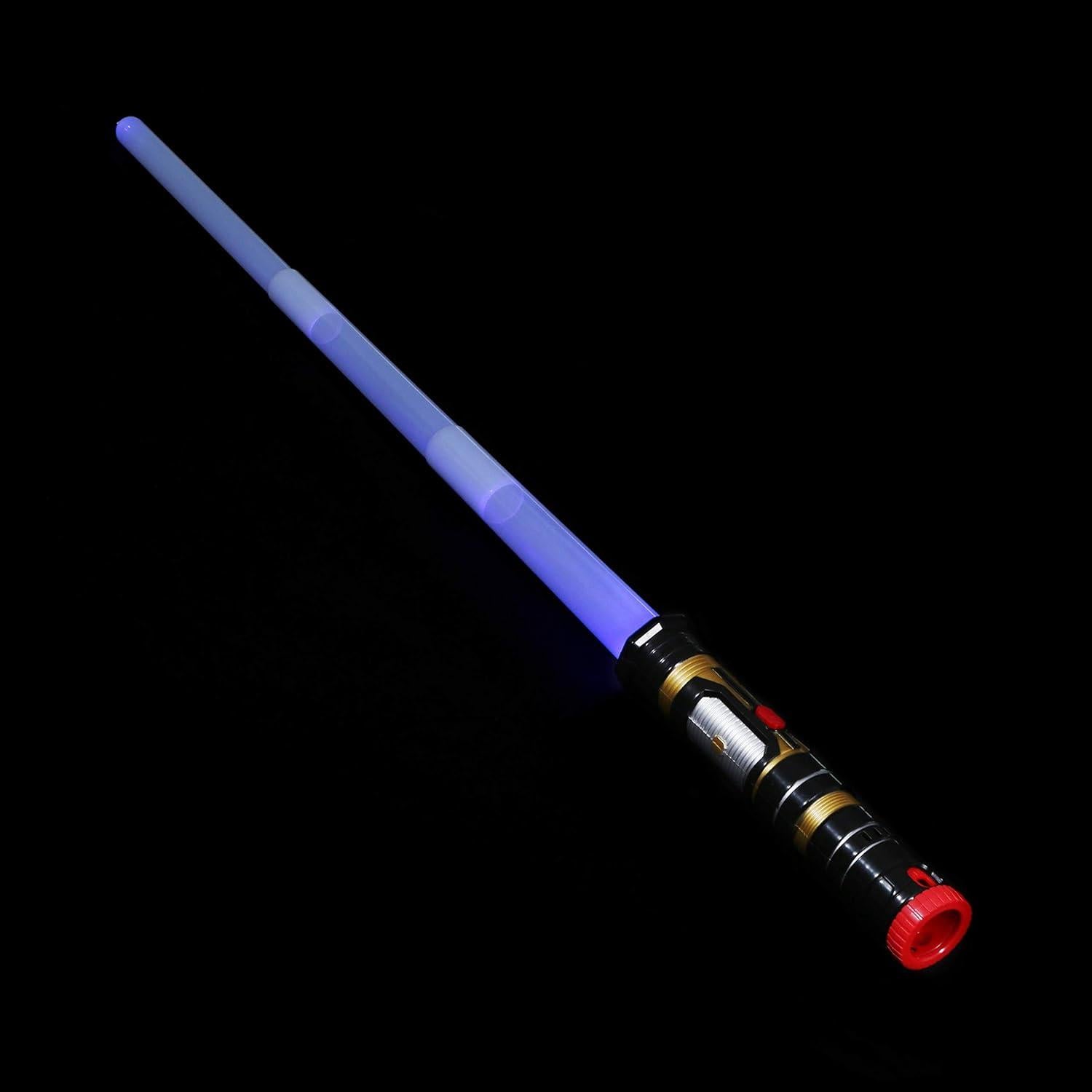 Sable Iluminado MewduMewdu LED Expandible Luz y Sonido 43.2-77.8 cm