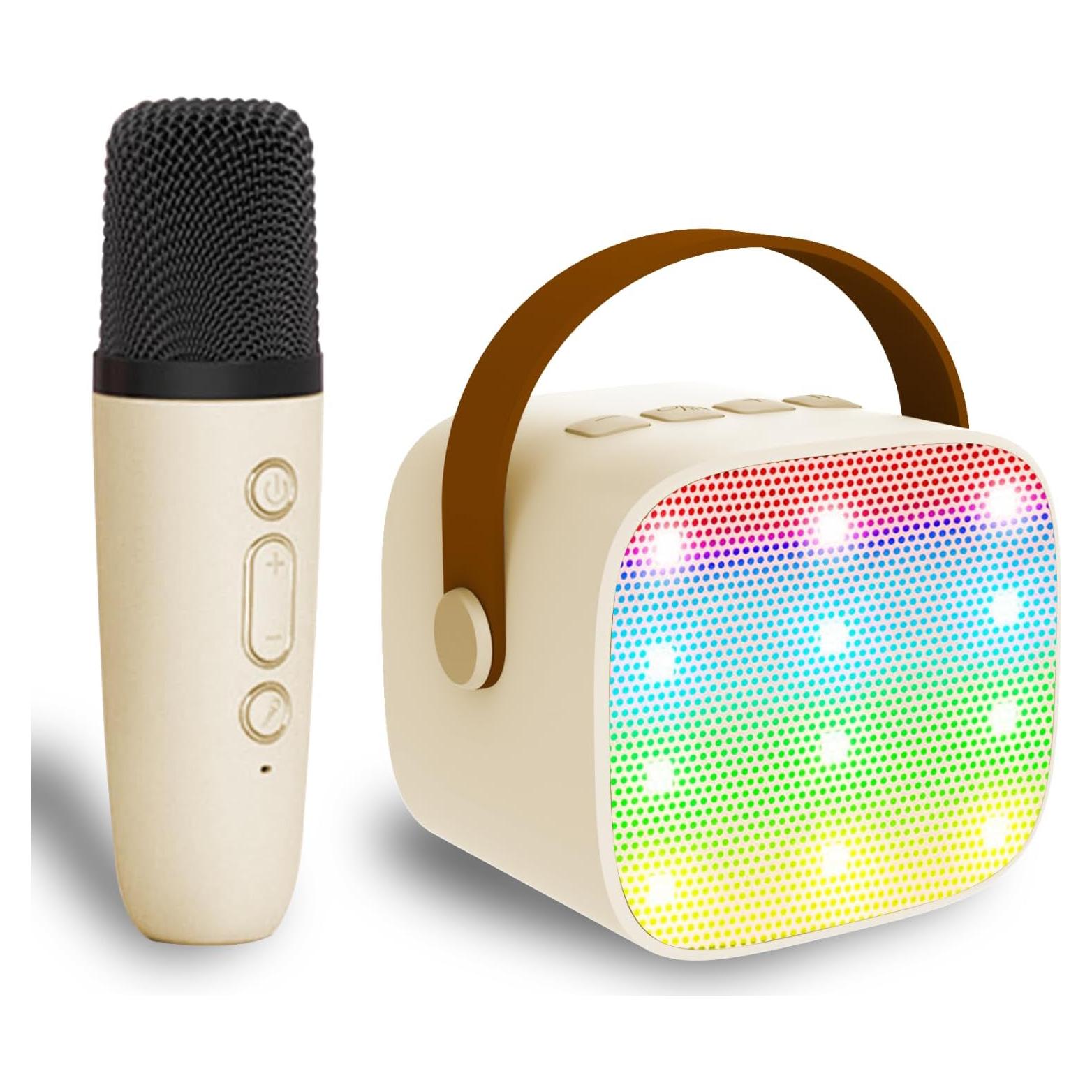 Mini Máquina de Karaoke Bluetooth Darkant con Micrófono Inalámbrico