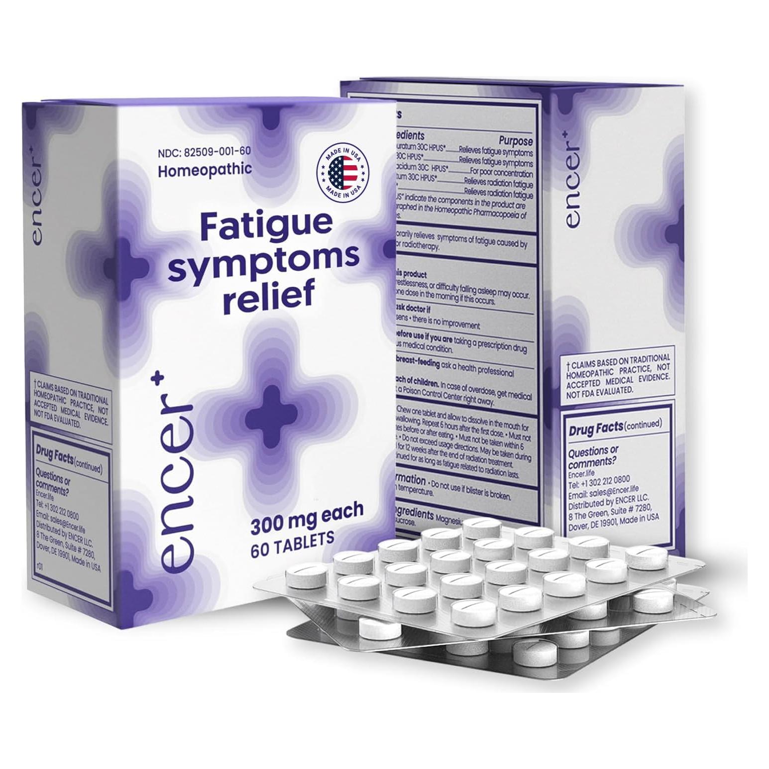 Suplemento Homeopático Encer 120 Tabletas Energía Natural