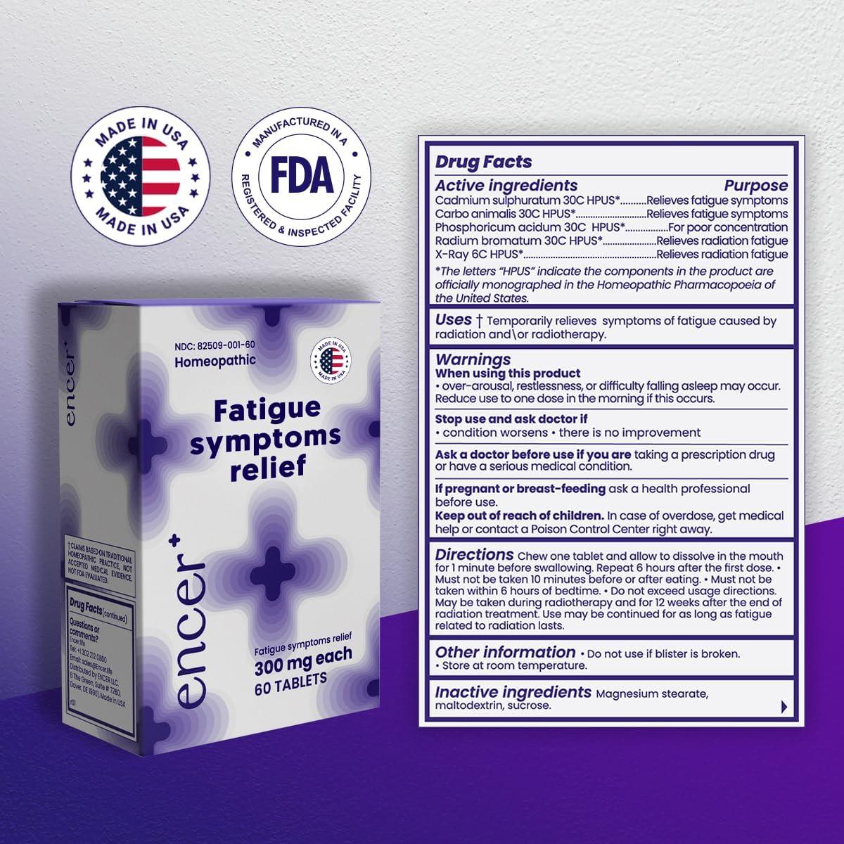 Suplemento Homeopático Encer 120 Tabletas Energía Natural