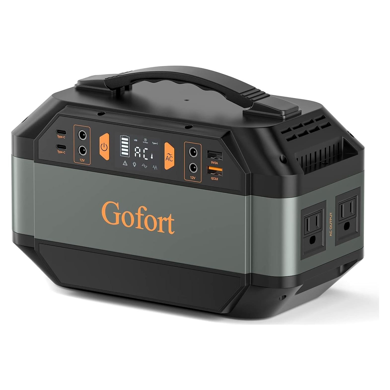 Estación de Energía Portátil GOFORT 330W 299Wh para Camping