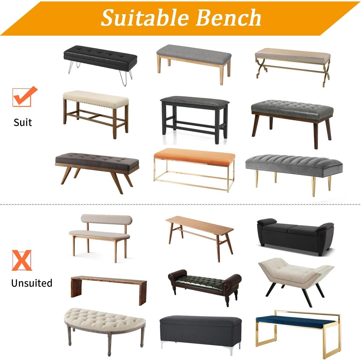 Funda de Banco Impermeable Fuloon 119-130cm Negro