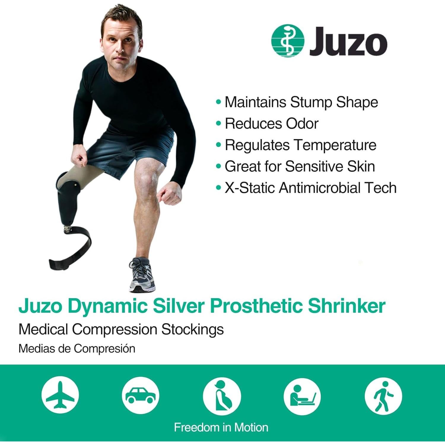 Medias de Compresión Juzo Dynamic 20-30 mmHg Beige 2X-Pequeño