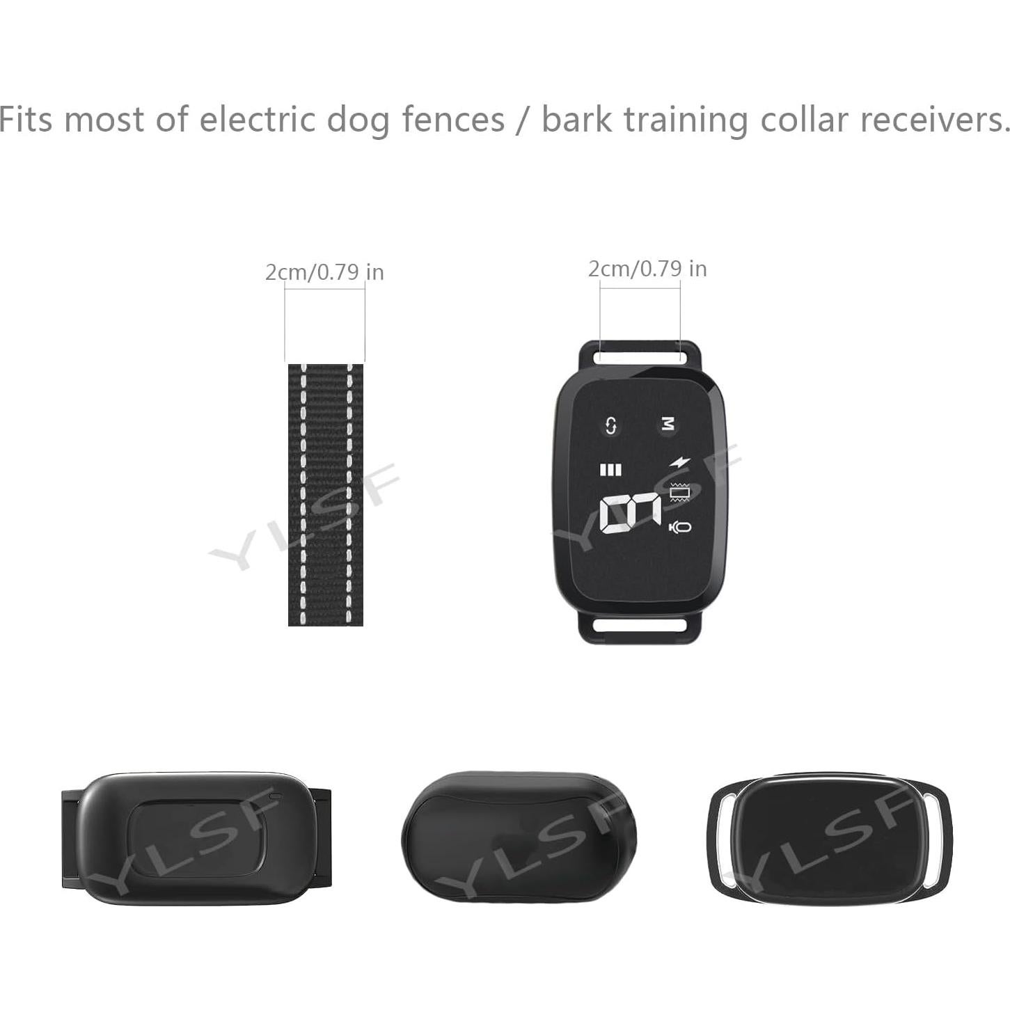 Correa de Reemplazo Nylon 2mm YLSF para Collar Entrenamiento Perro