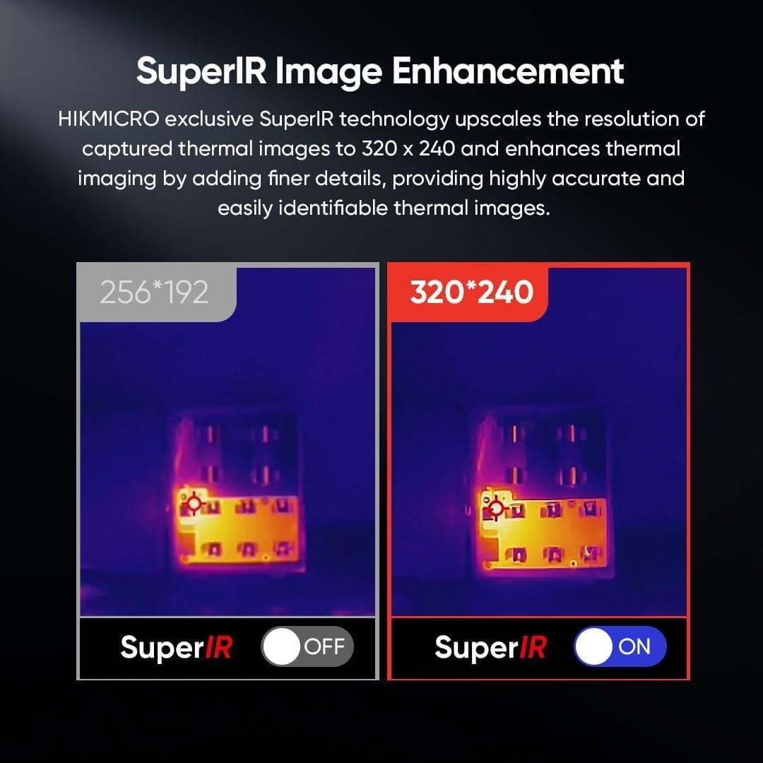 Cámara Térmica HIKMICRO B01 320x240 WiFi 3.2" LCD