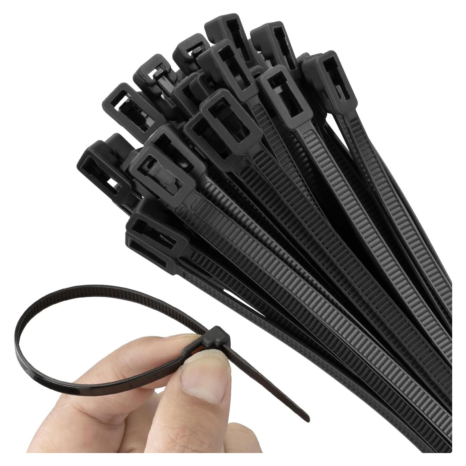 Ataduras de Cierre Reutilizables Armpow 20 cm 1000PCS Negras