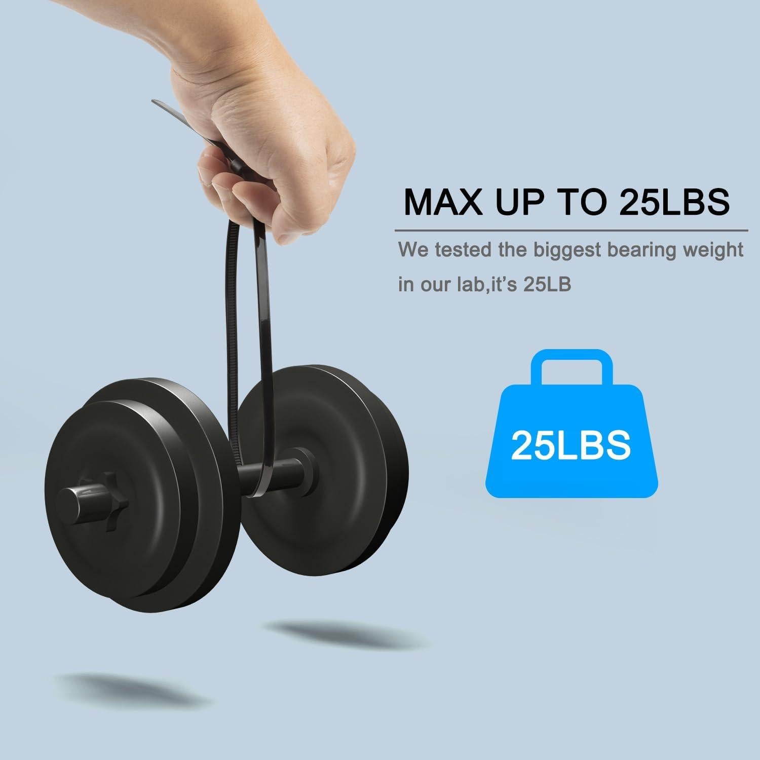 Ataduras de Cierre Reutilizables Armpow 20 cm 1000PCS Negras