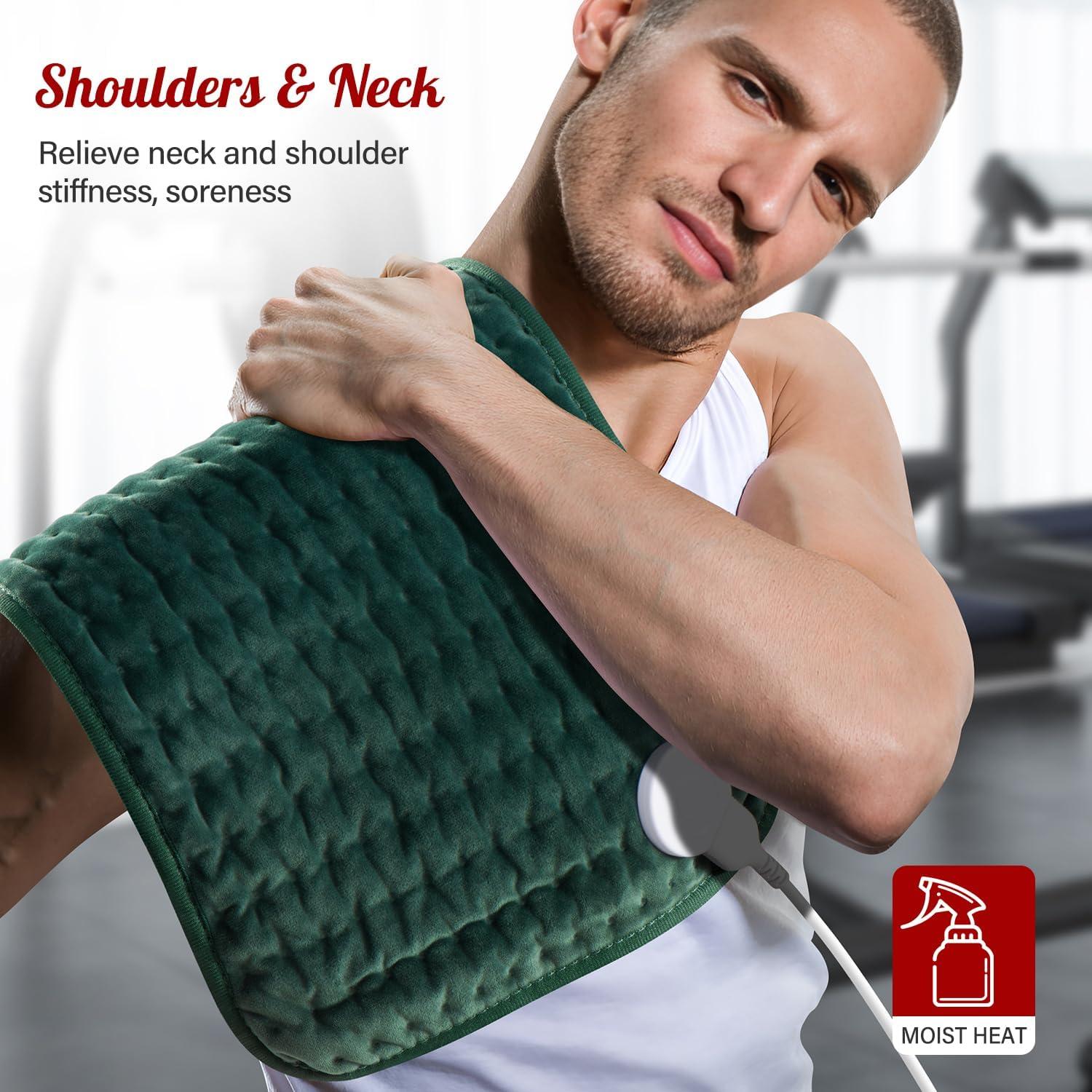 Almohadilla Calefactora LUWANDA 30x60 cm para Alivio del Dolor