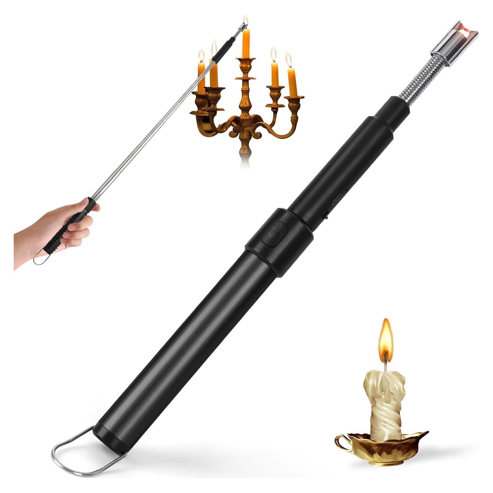 Encendedor Eléctrico Recargable Navpeak Cuello Largo 70cm Negro