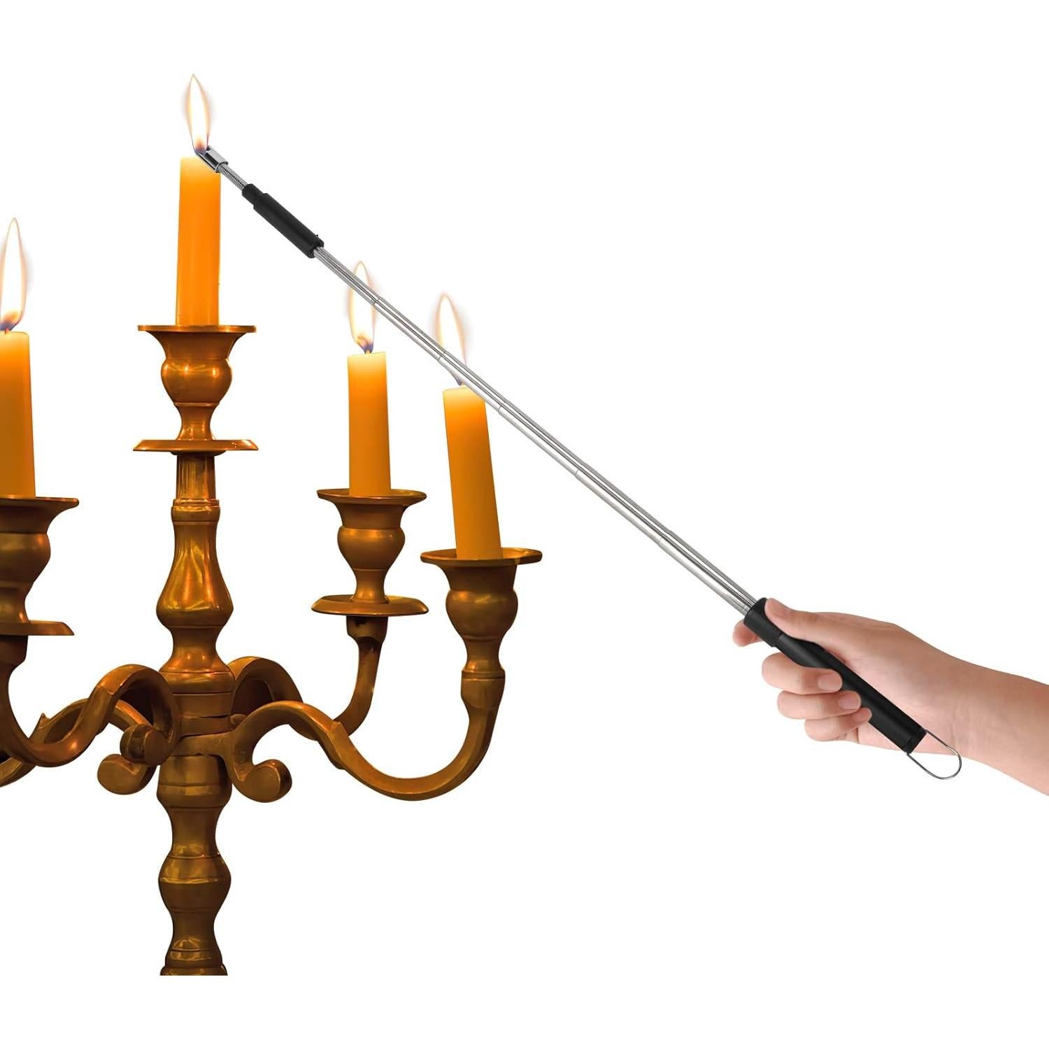 Encendedor Eléctrico Recargable Navpeak Cuello Largo 70cm Negro