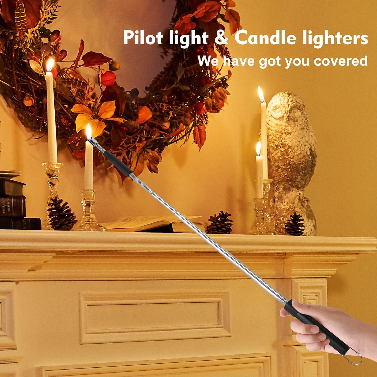 Encendedor Eléctrico Recargable Navpeak Cuello Largo 70cm Negro