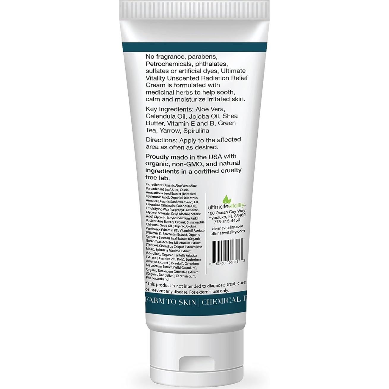 Crema Alivio Quemaduras Radiación UltimateVitality 170g