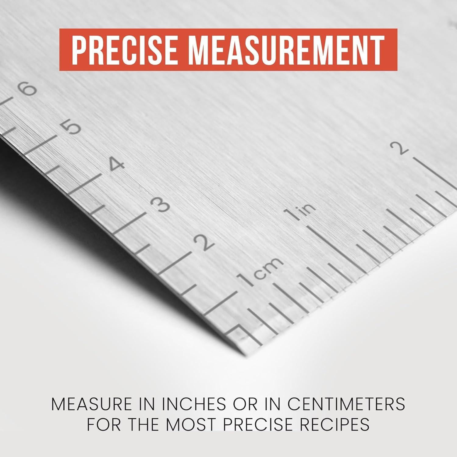 Raspador de Banco Chef Pomodoro Acero Inoxidable 15.24 cm