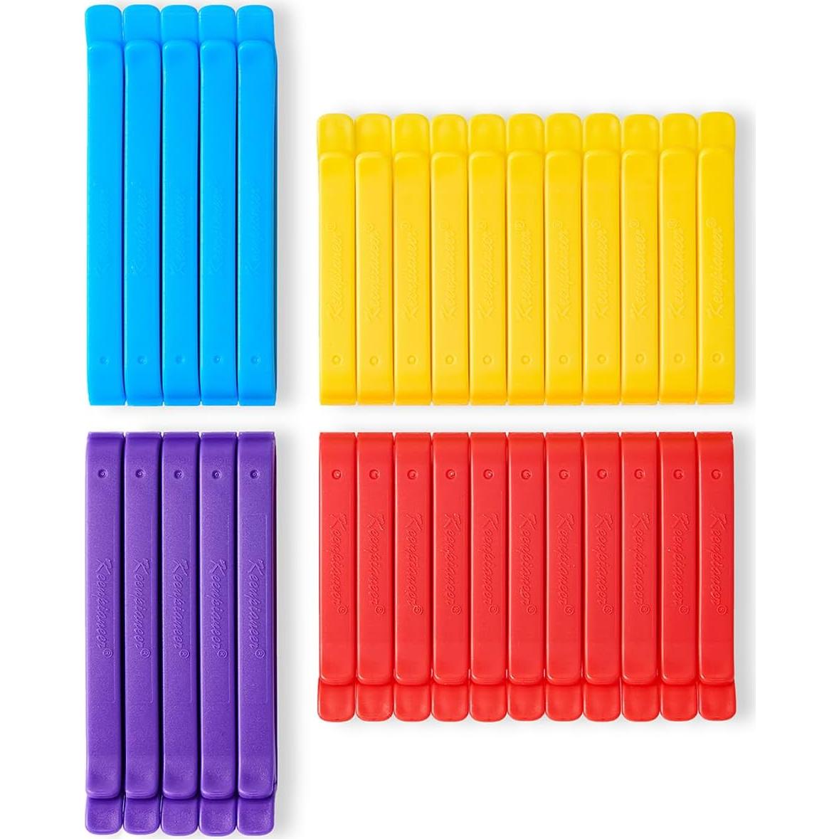 Clips de Sellado de Bolsas Keenpioneer, Paquete de 32, 7.6cm y 10.2cm