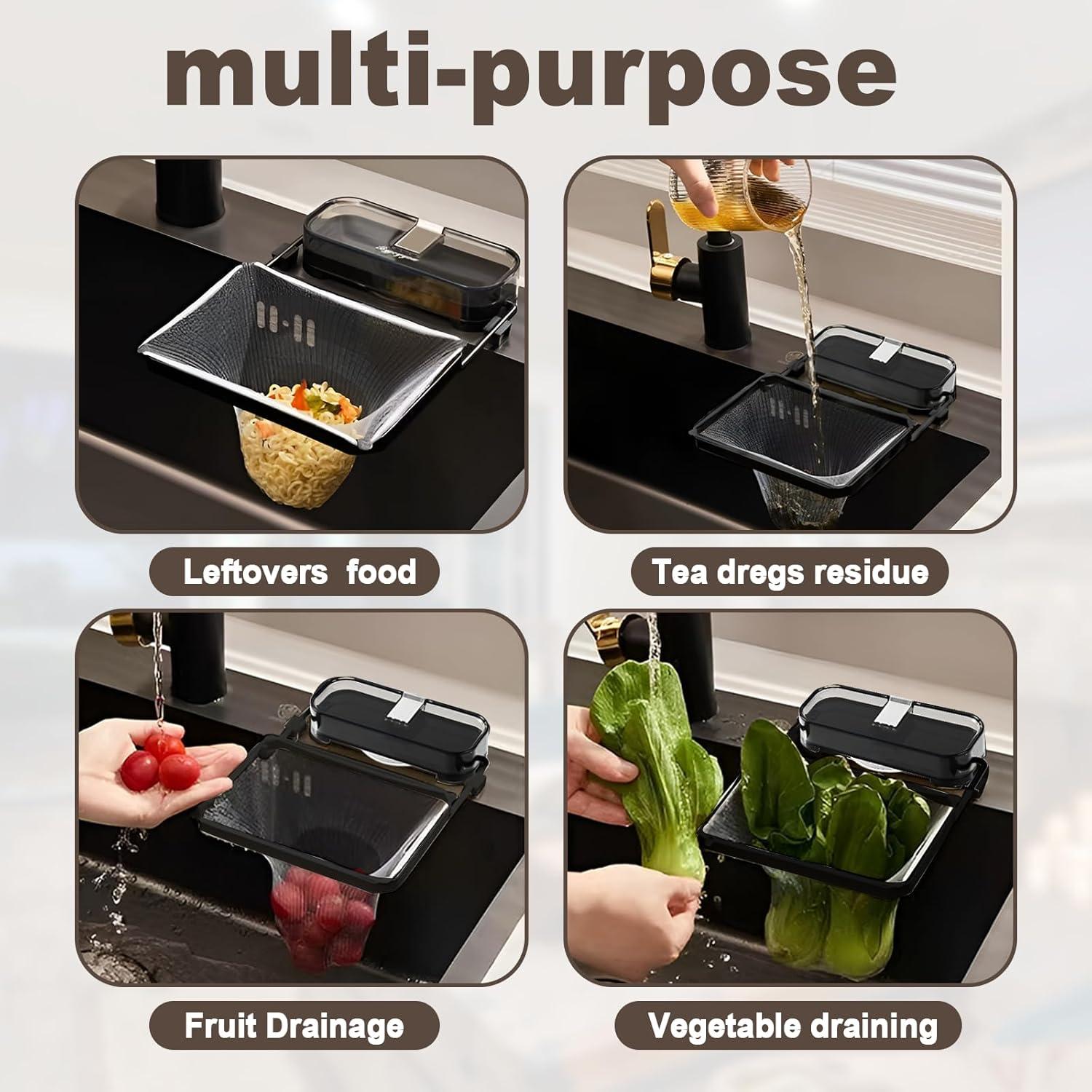 Colador de Fregadero con Ventosa Wshxjzyay - 50 Bolsas de Malla