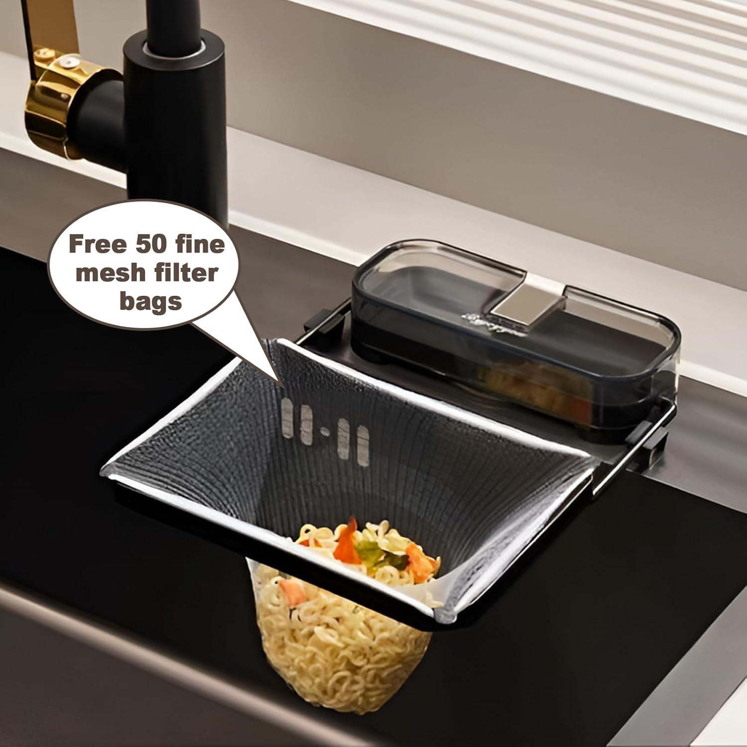 Colador de Fregadero con Ventosa Wshxjzyay - 50 Bolsas de Malla