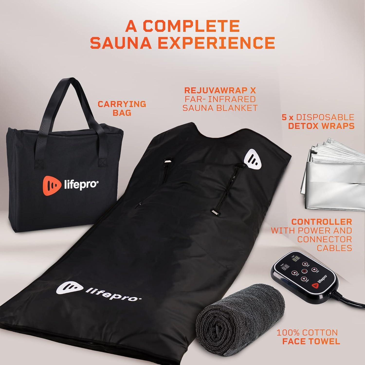 Manta de Sauna Infrarroja LifePro RejuvaWrap X 7.26 kg