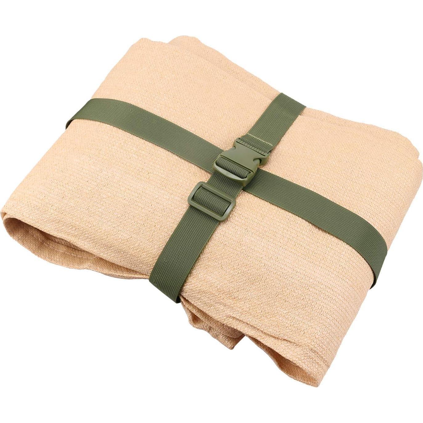 Correas de Equipaje MAGARROW 4 Unidades Verde Militar 3.81 cm