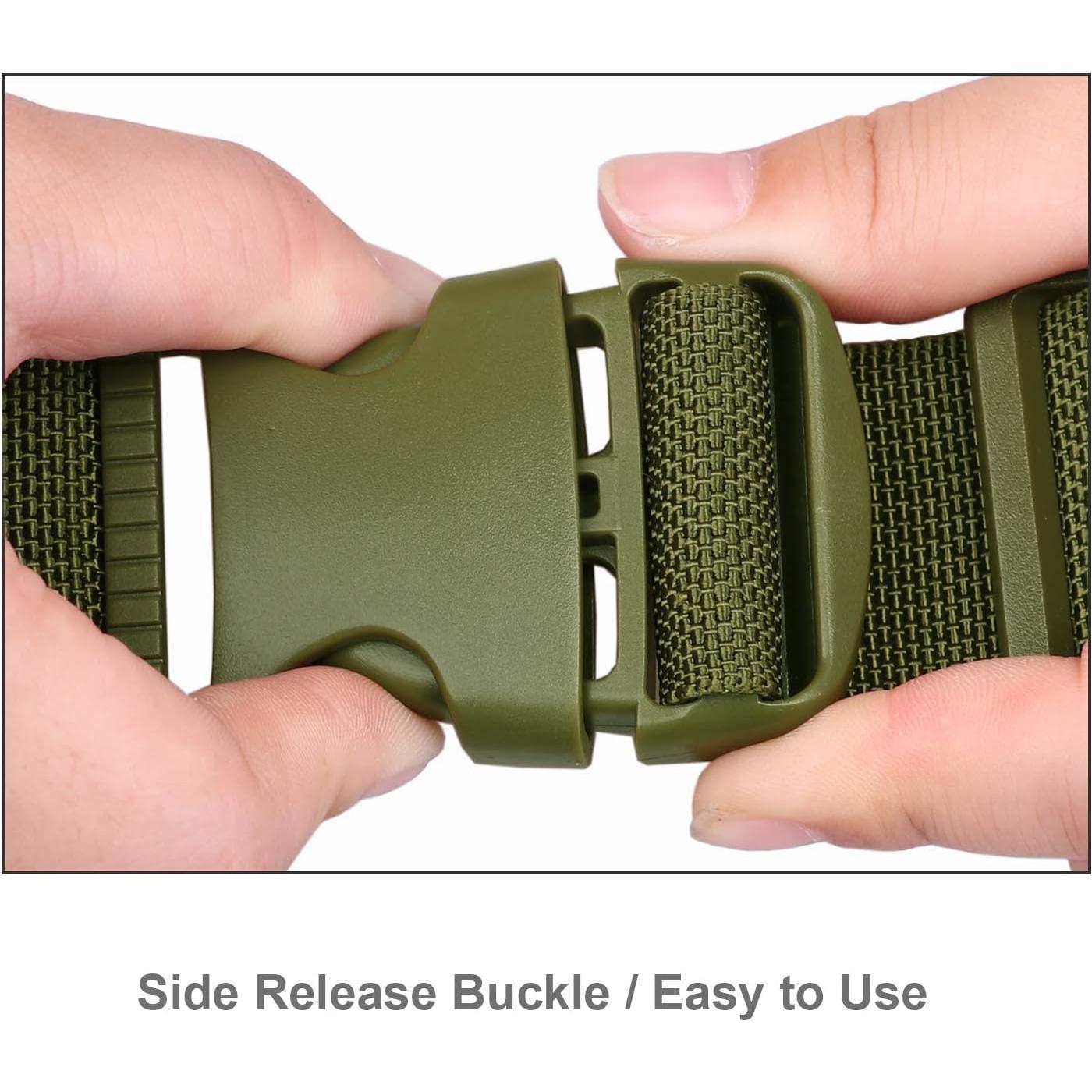 Correas de Equipaje MAGARROW 4 Unidades Verde Militar 3.81 cm