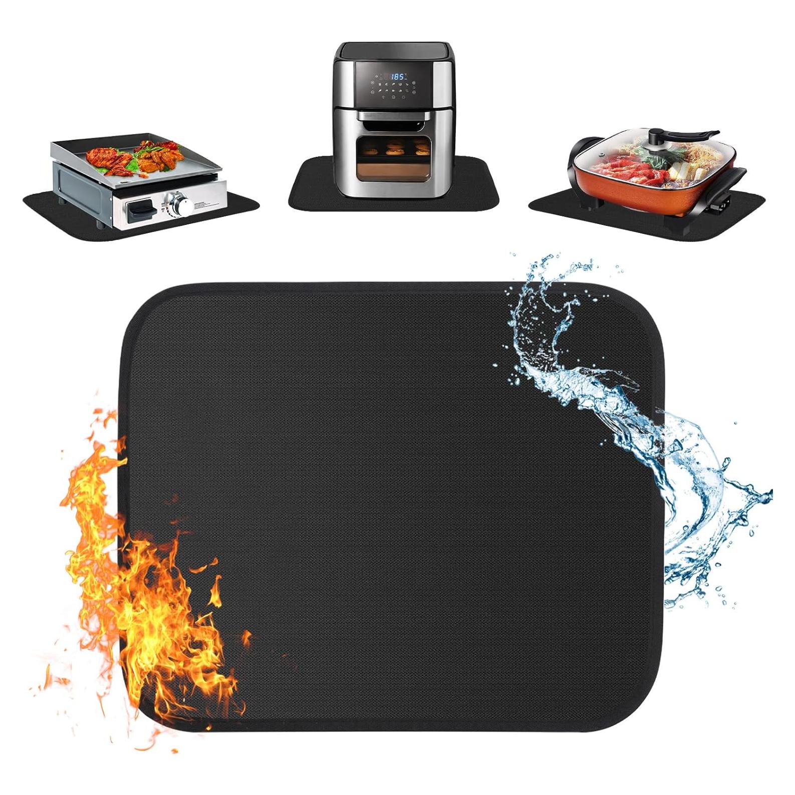 Alfombrilla para Parrilla Boribim 27.7x19.2cm Ignífuga y Resistente