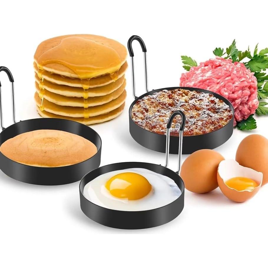 Molde Redondo para Huevo HLMOptimo 8.89 cm Acero Inoxidable