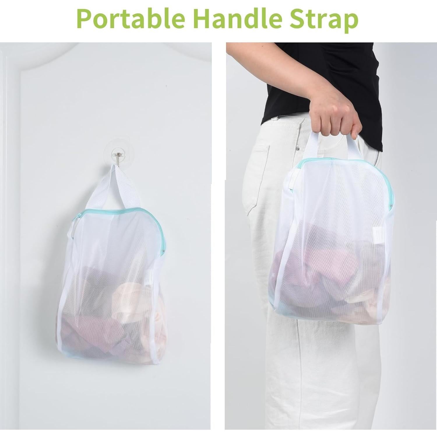 Bolsas de Lavandería OTraki 25.4x30.5 cm 2 Pcs Malla Delicados