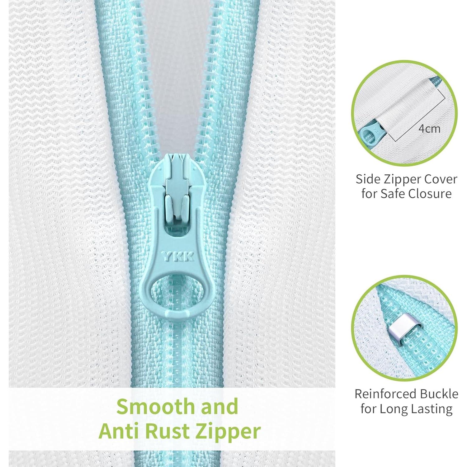 Bolsas de Lavandería OTraki 25.4x30.5 cm 2 Pcs Malla Delicados