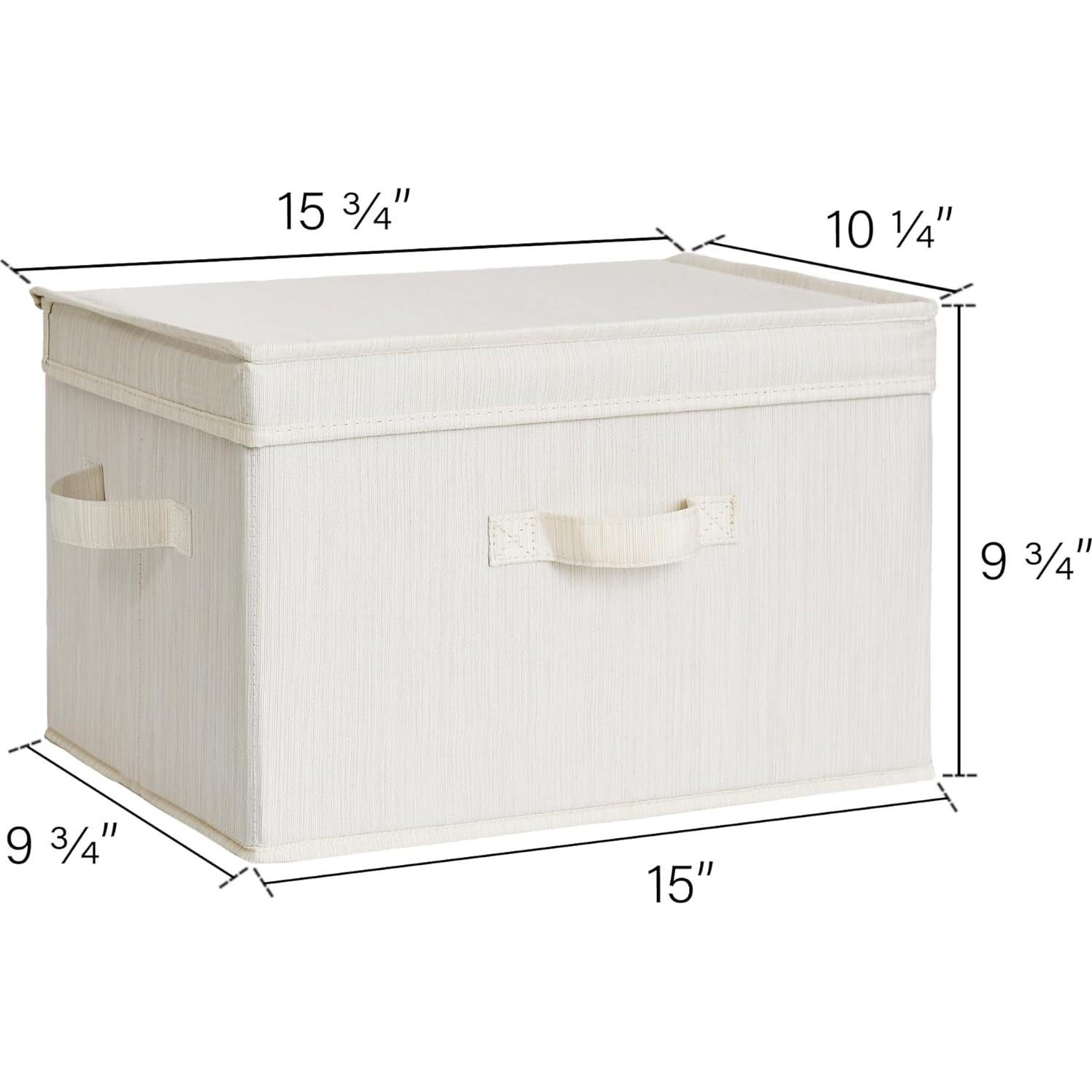 Cajas de Almacenamiento StorageWorks 20L 2-Pack Beige/Blanco/Marfil